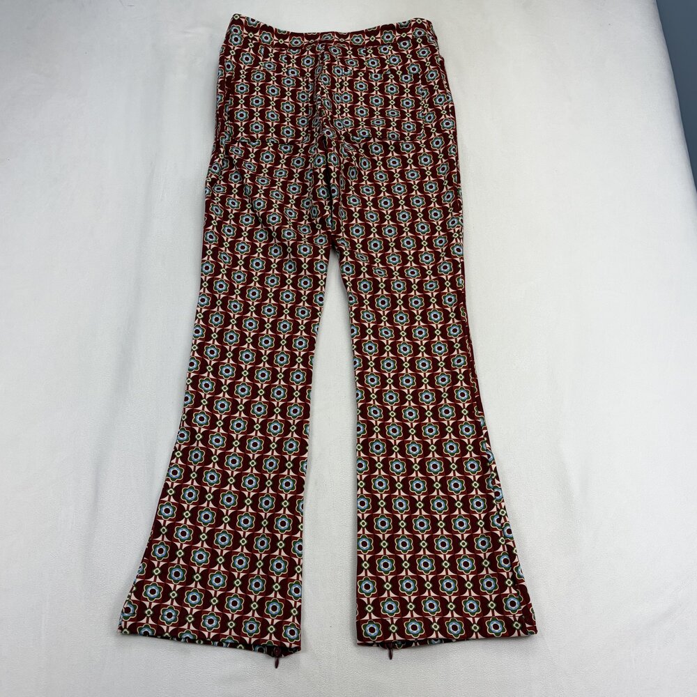 Maeve Printed Flare Trousers Sz 6 - Geometric Floral - Picture 3 of 9